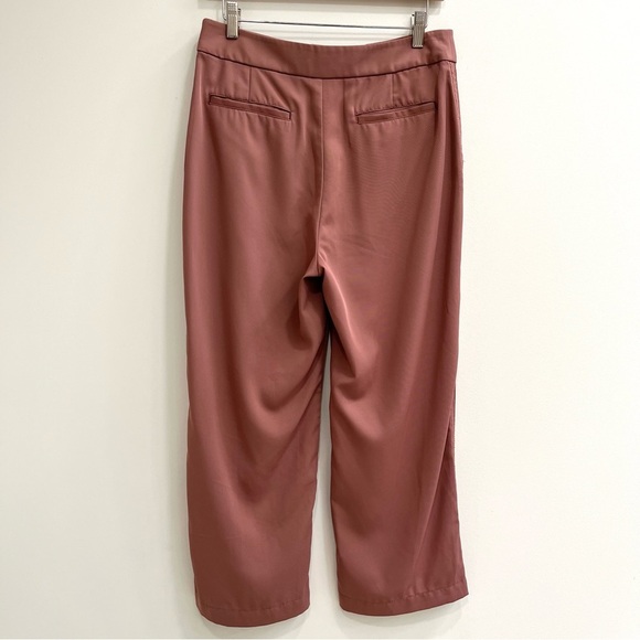 BDG dusty rose salmon mauve straight leg crop trouser pants size 6 - Picture 2 of 9